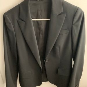 Theory Black Blazer in 0